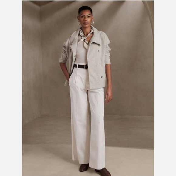 Banana Republic Melton Moto Jacket - Picture 1 of 9